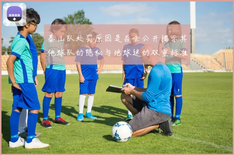 泰山队处罚原因是否会公开揭示其他球队的隐秘与地球迷的双重标准